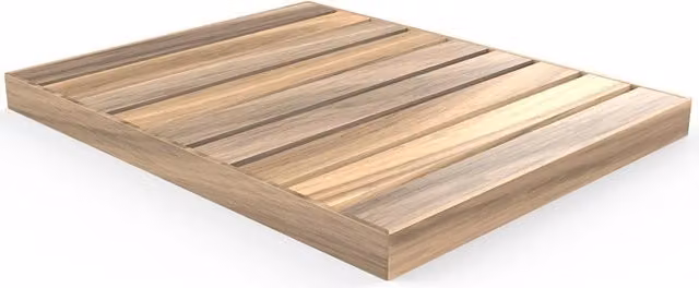 Piatto doccia TOP in legno okumè, da esterno
