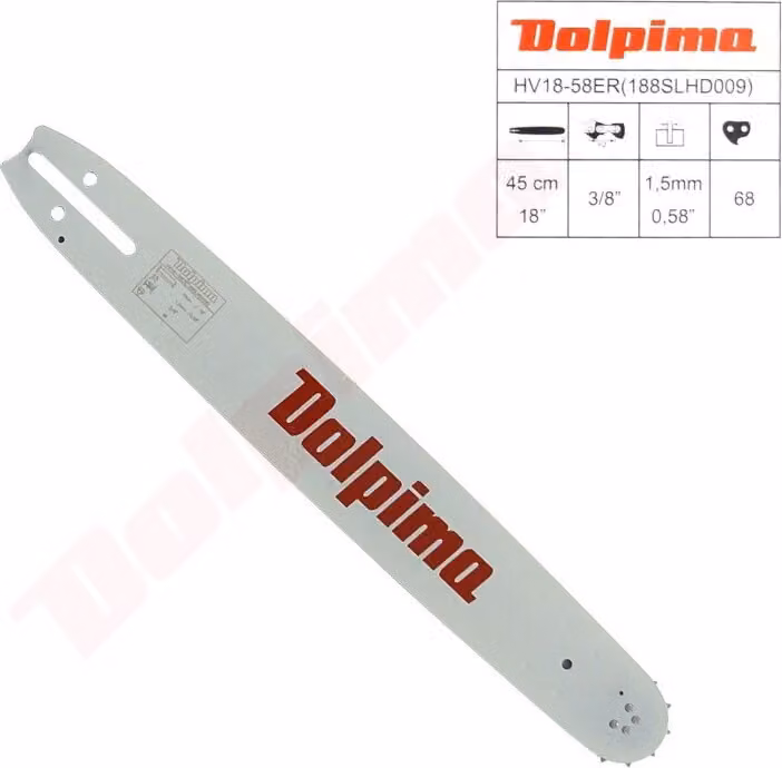 Guida del centro tavola Dolpima 3/8 1,5Mm 45Cm/18 ( 188Slhd009 )