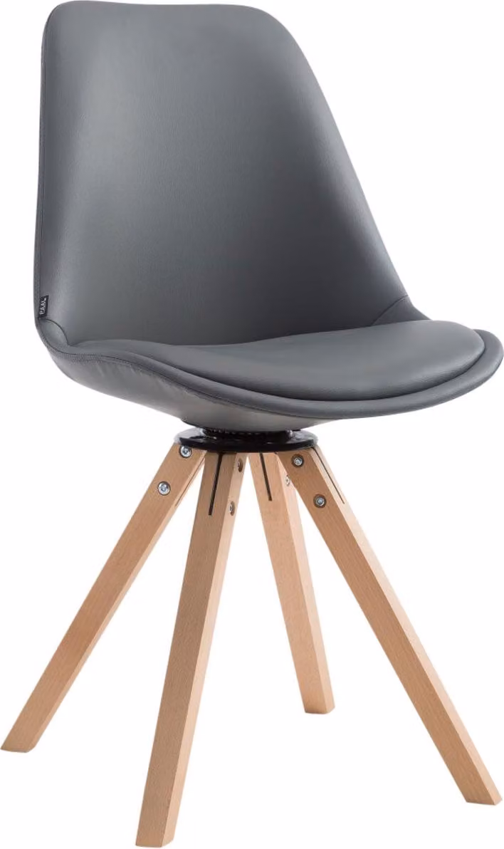 Sedia visitatore girevole Calais Natura Square