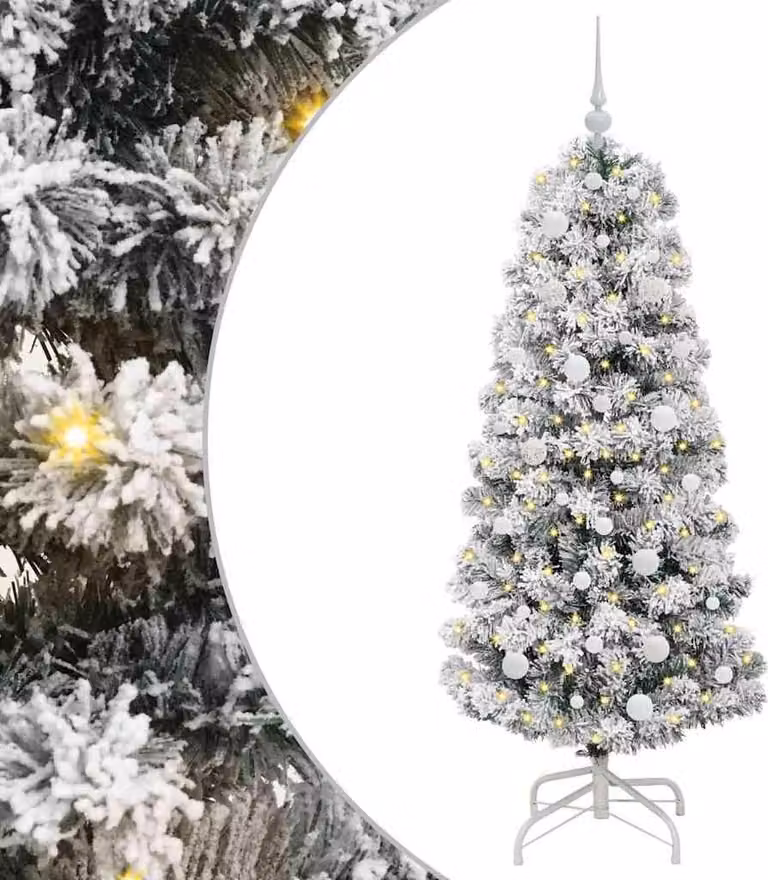 Albero di Natale Artificiale con Rami Pieghevoli 150 cm
