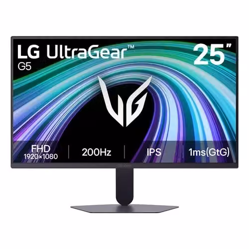Monitor Gaming LG UltraGear G5 25G523B-B da 25 pollici, Pannello IPS, Full-HD, 200Hz, Nero – 2