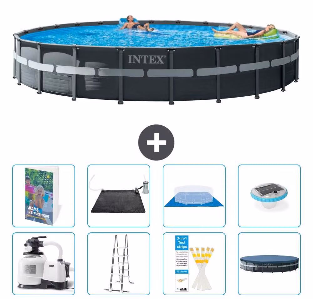 Ultra XTR Pool Rund - 732x132 cm - Set da 7 pezzi, modello S598