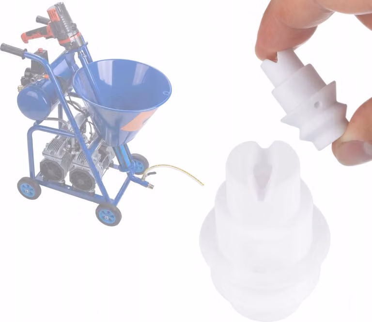 Rosfix Blue Dragon BD57/BD41 – Ugello in Vetroceramica da 4 mm | Per un'applicazione Precisa dell'intonaco | Durevole, Resistente all'usura