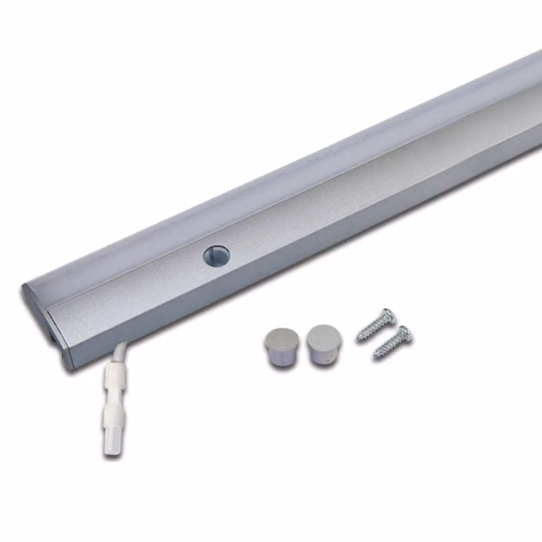 Hera Lampada LED per mobili ModuLite F, alluminio, 120 cm, 3.000 K alluminio F, Alluminio / Grigio / Zincato, Cucina, Alluminio, Moderno, Lampade per mobili