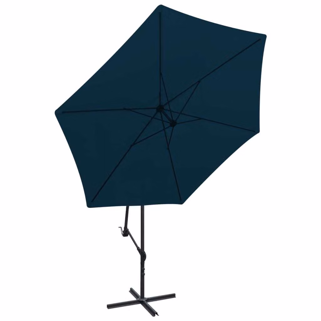 vidaXL Ombrello semaforico 3 m blu