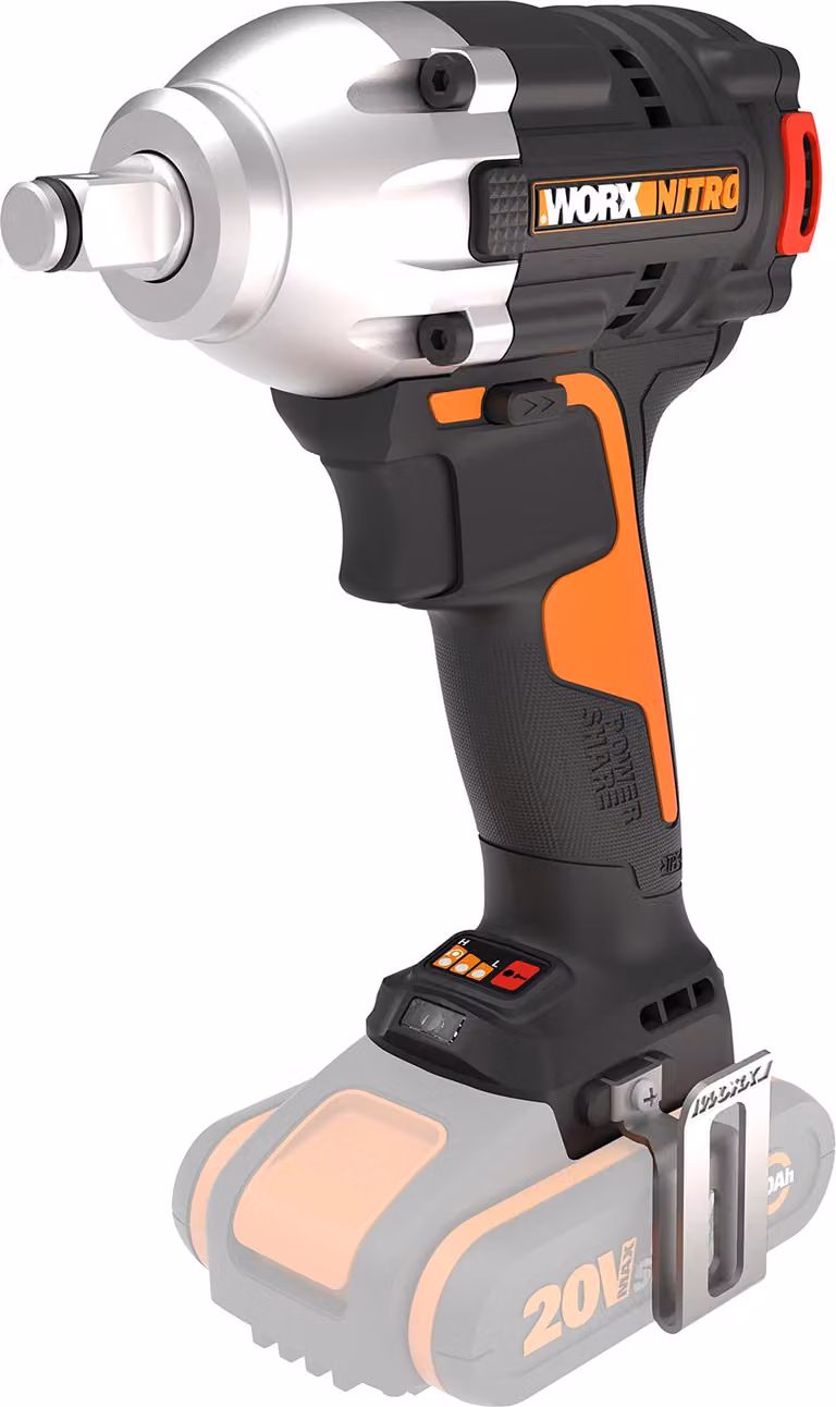 Avvitatore a impulsi Worx 20V WX272.9, senza batteria e caricatore