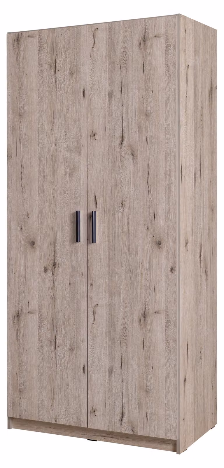 raumhirsch ARMADIO Wellington, legno di quercia, finitura grafite, dimensioni 91 x 54 x 198 cm
