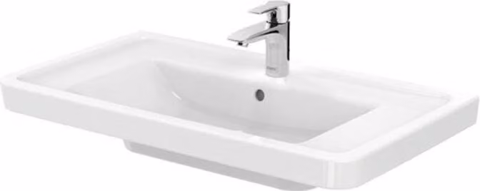 TOTO CF lavabo, 1 trou pour robinetterie, avec trop-plein, 854x483mm, Cefiontect, combinable avec CF demi-colonne, LW137Y, LW137Y