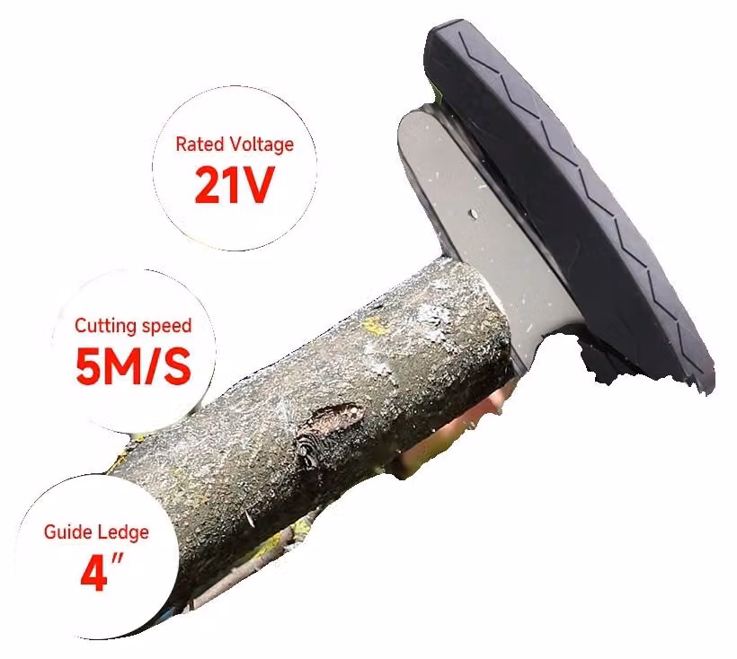 Potatori elettrici, lama da 15 cm, tensione di 48V, velocità di taglio di 5 m/s, potenza nominale di 100W, 2 batterie ricaricabili