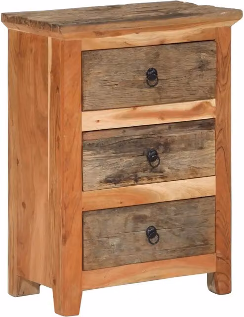 Credenza 55x33x75 cm in Legno Massello di Acacia 354322