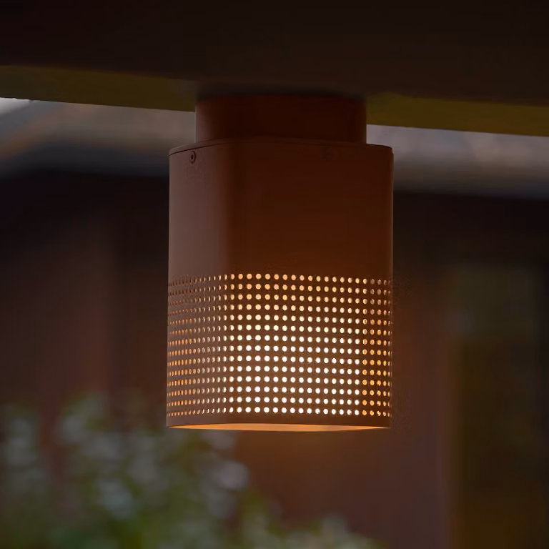 Nordlux Faretto da esterno Sidara Seaside marrone metallizzato, IP54, E27 Sidara, dimmerabile, Marrone / Ruggine, Alluminio, Moderno, Plafoniera