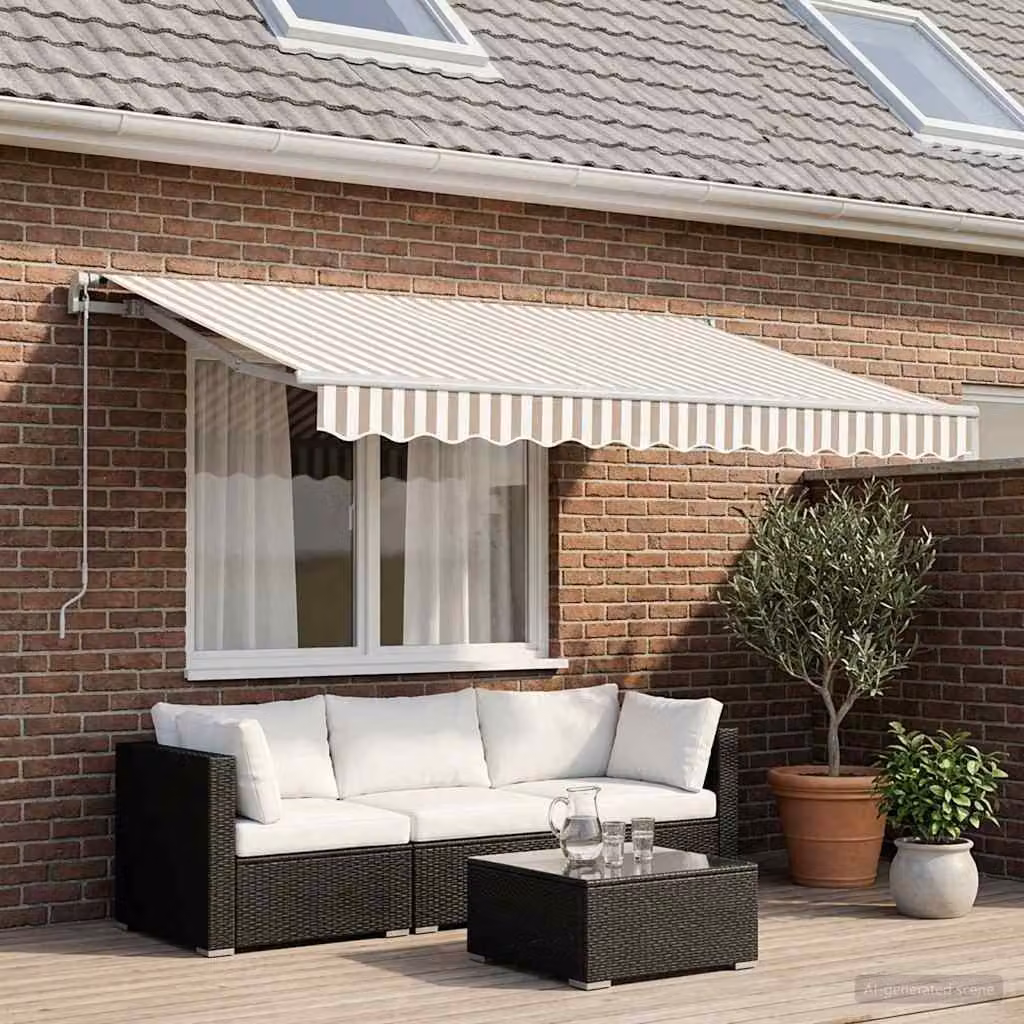 Telo di ricambio per tenda da sole vidaXL in poliestere, L: 3,5 m x P: 2,5 m