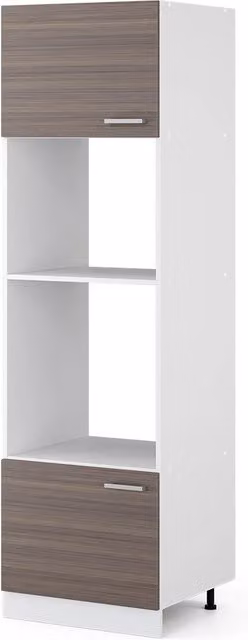 Mobile cucina microonde R-Line Grigio nobile/Bianco 60 cm Vicco