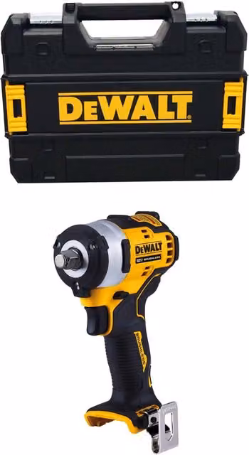 Avvitatore ad impulsi DeWALT DCF901NT giallo e bianco con sistema TSTAK II e tecnologia 12V XR – 1