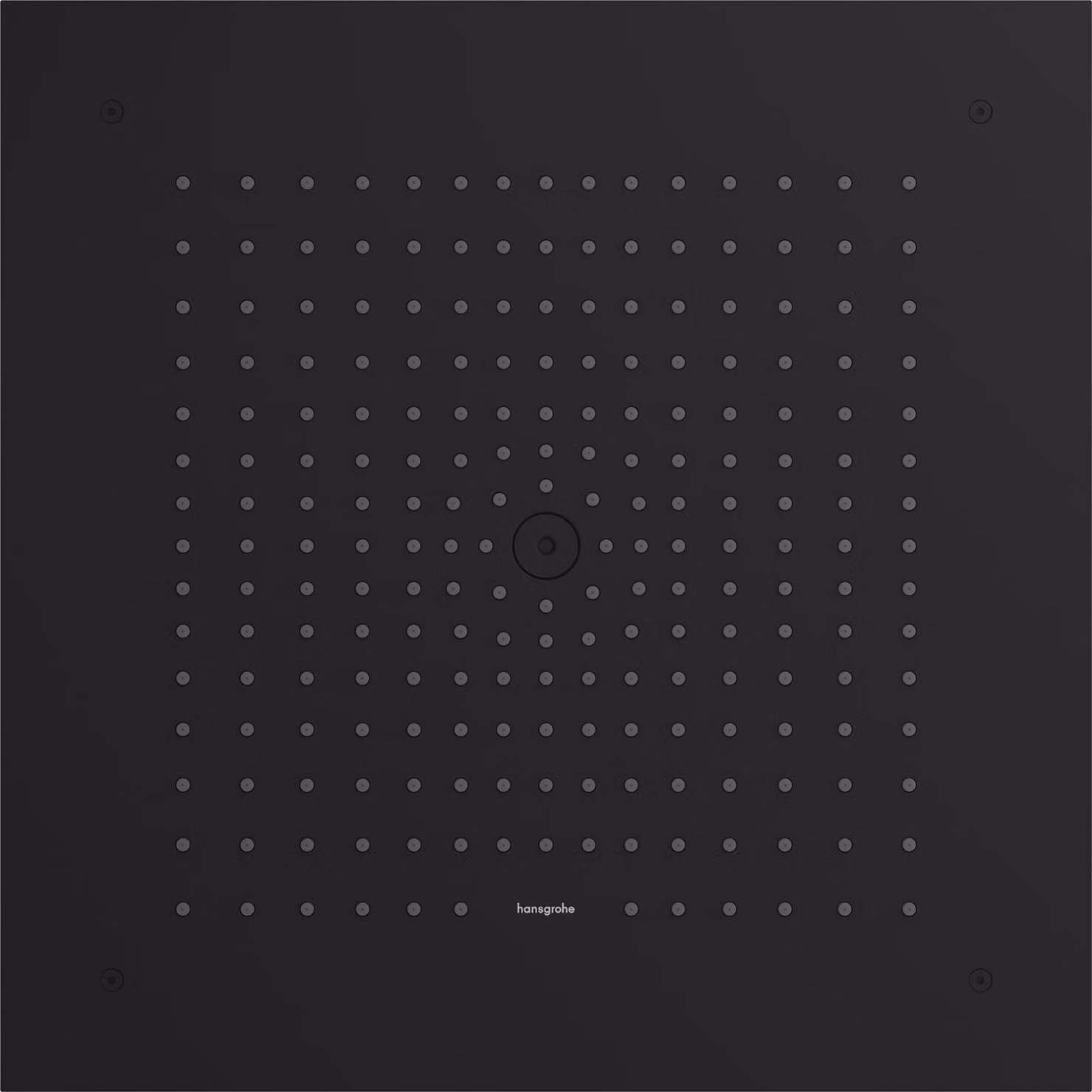 hansgrohe Raindance E Douche de tête, carrée 400x400mm, 1jet, intégrée au plafond, 26252670, 26252670