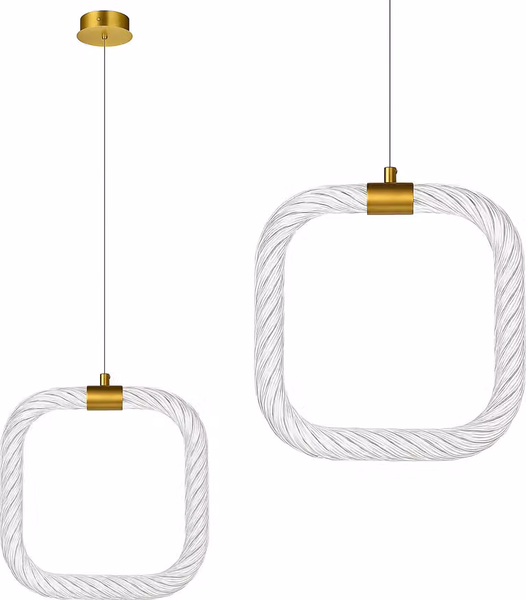 Lampada A Sospensione Toolight Lhj056-Cp1 White, Gold