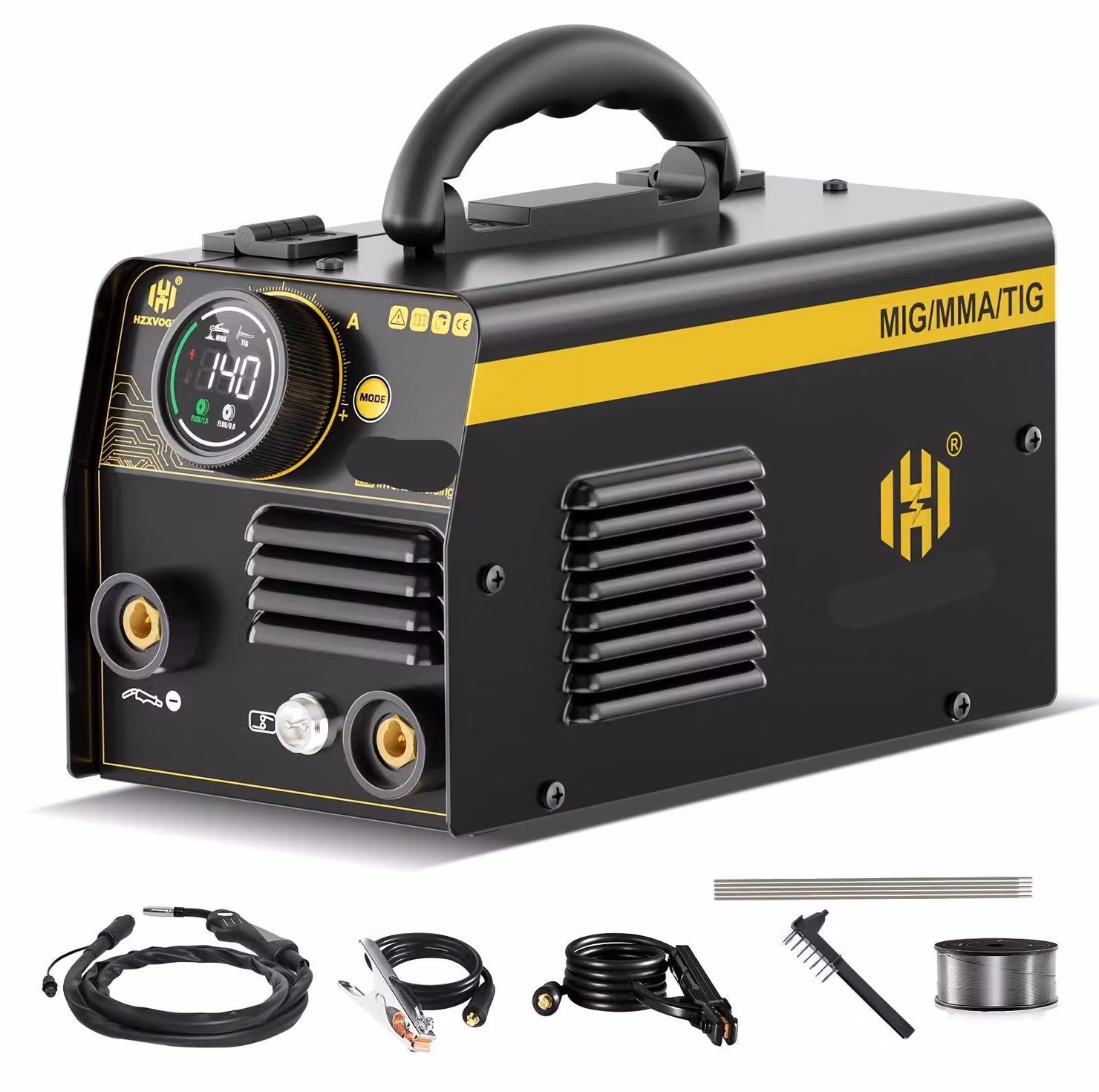 Saldatrice mini compatta – Saldatrice portatile 3-in-1 per saldatura MIG, MMA e TIG (con accensione a sollevamento) a 220V