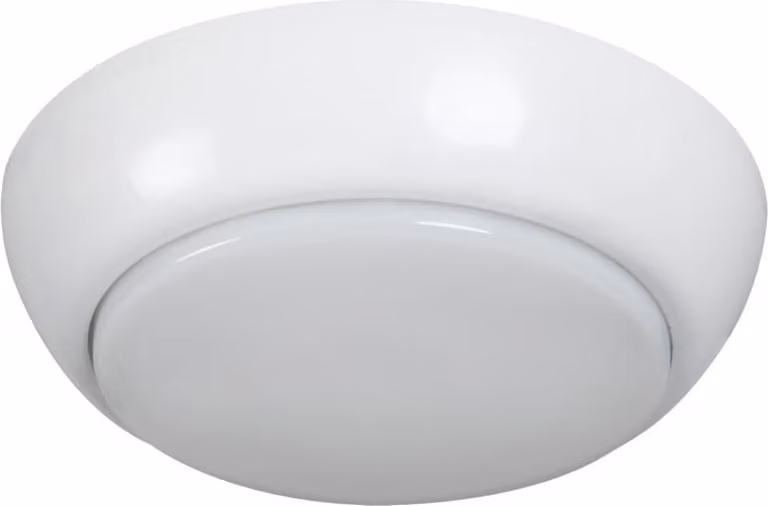 Plafone rotondo ERTON bianco 1xE27x40W in plastica, dimensioni: 9x25,2x25,2 cm, IP44 Kanlux