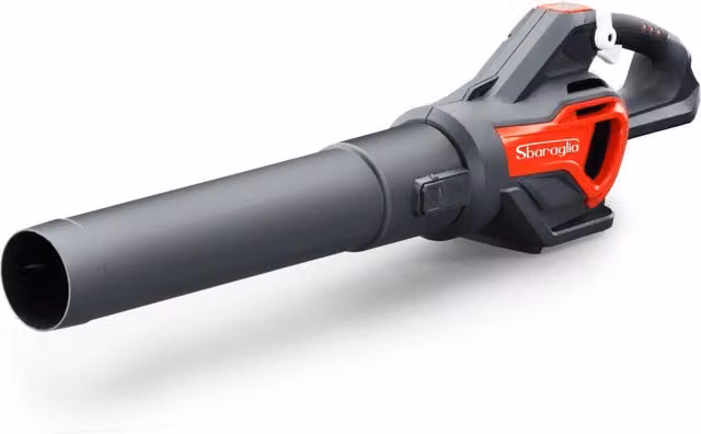 Soffiatore Sbaraglia 36V ricaricabile con batteria e caricabatterie, grigio