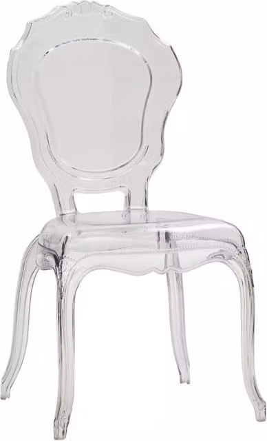 Set 4 sedie in polipropilene trasparente victoria ghost - Mobili 2G