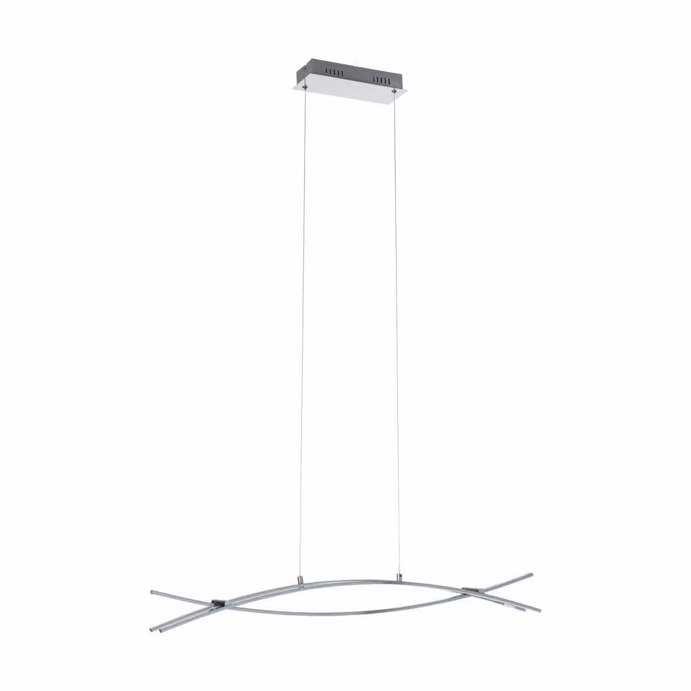 Lampada a sospensione LED cromo bianco Nevado