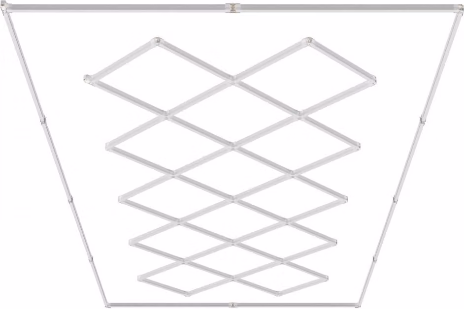 Luce da garage a LED 88000LM - Plafoniera per officina - 6500K - CRI 84 - Installazione fai-da-te a 14 quadrati - Resistente al calore e ignifuga - Ideale per il garage e l'officina dell'auto