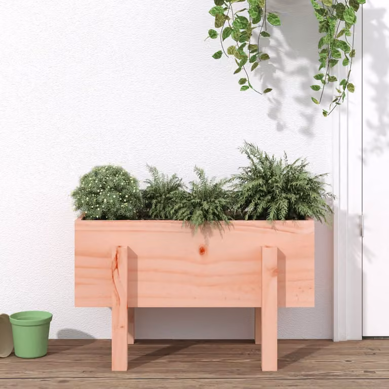 Fioriera da giardino vidaXL in legno di Douglas marrone L: 62 cm, P: 30 cm, H: 38 cm
