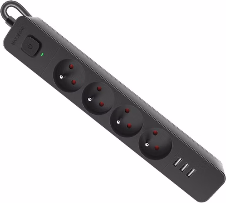 Presa di corrente Defender SFS 133 1,5 m, 4 prese, 3x USB