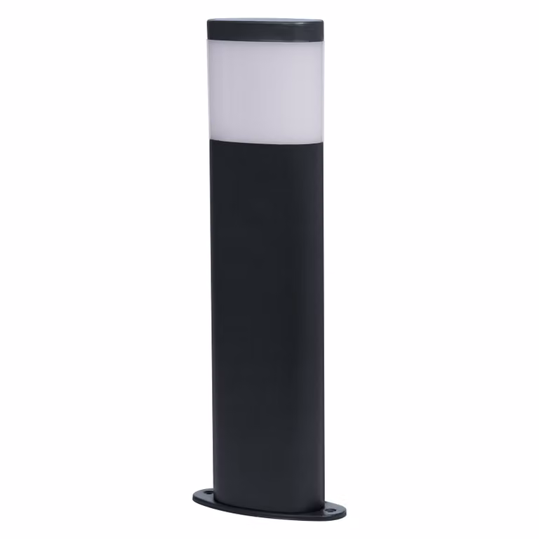LEDVANCE ENDURA HYBRID DALLAS luce per esterni, luce ibrida, 4W, 300lm, colore della luce bianco caldo, temperatura di colore 3.000K, grigio scuro, acciaio inossidabile, classe di protezione IP44 e IP67, funzionamento solare e a rete