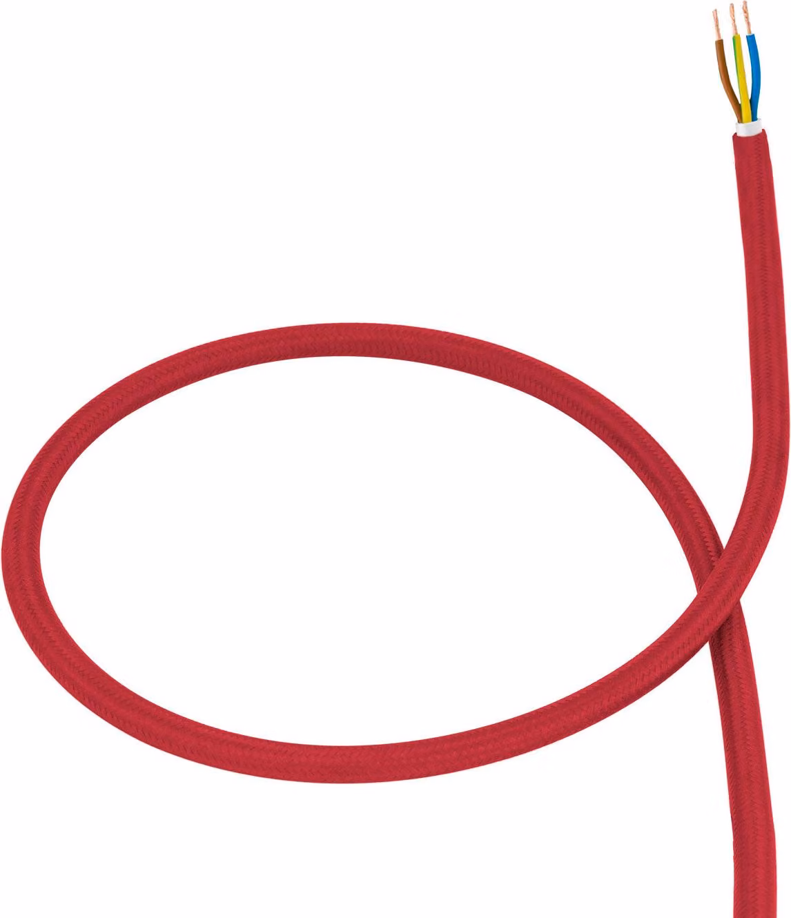 Cavo elettrico tessile Cherry 7 m