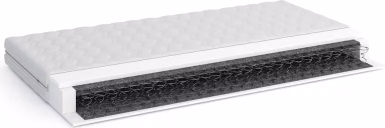 FURNLUX Materasso a molle Capri White 90x200cm / Hauptfarbe: Weiß / Dimensioni: 90 x 200 x 15 cm