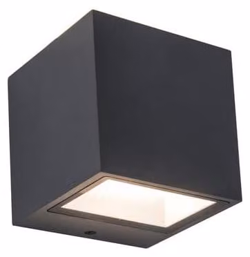 Applique da esterno a LED GEMINI antracite 9W, luce bianca neutra 850 lm, alluminio, dimensioni: 8,6 x 8,5 x 8,8 cm, IP54, Lutec