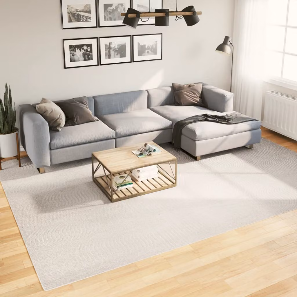 Tappeto a pelo corto vidaXL IZA in stile scandinavo beige L: 240 cm, P: 340 cm