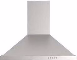 Cappa da cucina a parete IDROWEB in acciaio inox color argento con display LED, larghezza: 60 cm