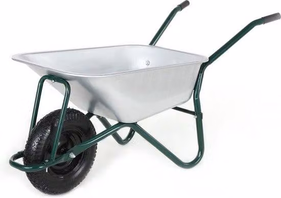 Carriola - Pneumatici - 100 L - Portata 200 kg