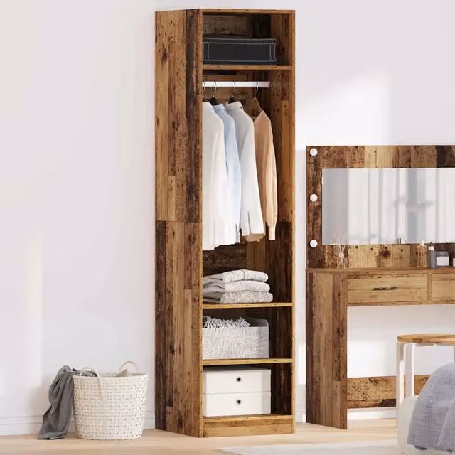 Armoire Bois ancien 50 x 50 x 200 cm Bois d'ingénierie