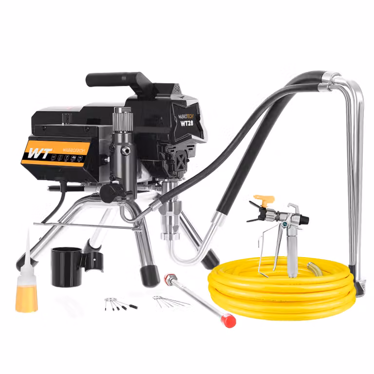 Spruzzatore airless Sistema di verniciatura 2200W, 200 bar, 2,8 L/min, sistema di verniciatura WT28