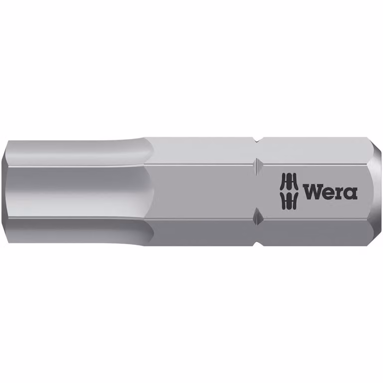 Punta da 1/4" DIN 3126 C6,3 esagonale 6,0 x 25 mm in acciaio inossidabile Wera | 4013288111258