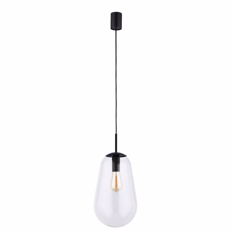 Lampadario PEAR nero 1xE27x40W in vetro, dimensioni: 188x22x22 cm, IP20, Nowodvorski Lighting