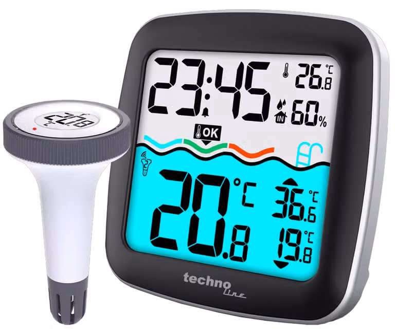Stazione meteo Technoline WS 9059, completa di batterie alcaline AAA