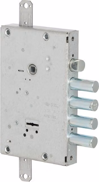 Serratura triplice per porte blindate iHomesrl colore argento