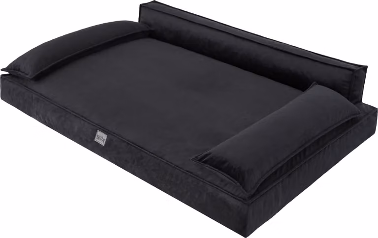 Letto per cani CHAMPION ( 78 x 54 cm ) - robusto letto in velluto per animali domestici sfoderabile, lavabile e confortevole - Doggy
