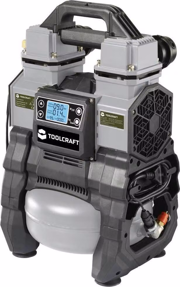 TOOLCRAFT TO-7858587 Compressore d'aria 18 VDC/230 VAC 9 bar