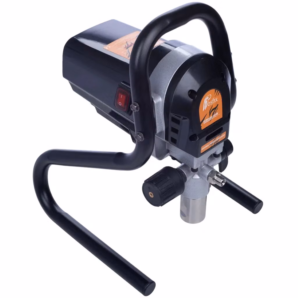 Pompa Airless Rosfix EcoFlow 1200 in acciaio inossidabile nero, 1200W, 1,7L/min, pressione regolabile fino a 2000 PSI per vernici a base acqua e olio – 2