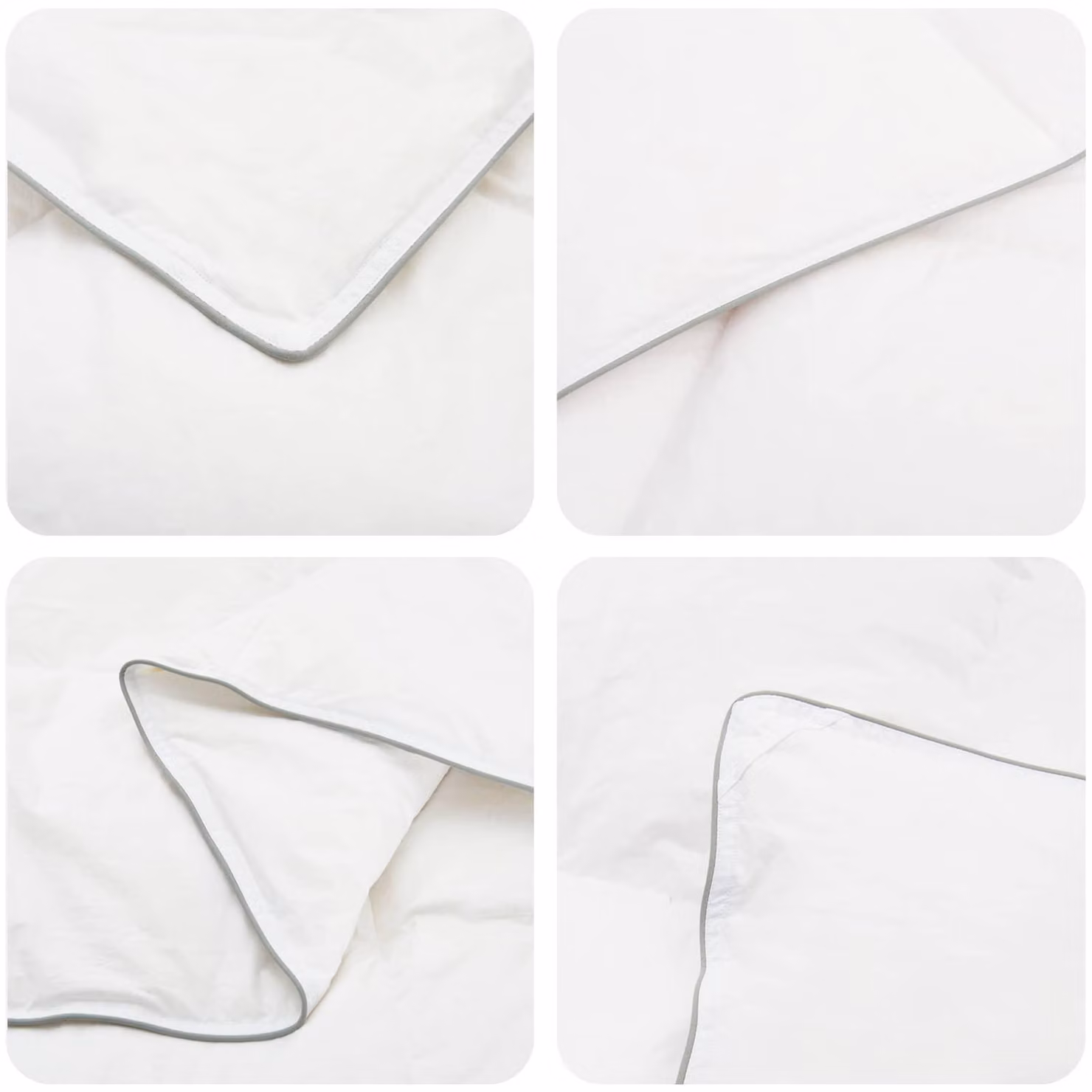 Set di piumini per letto in piuma d'oca, 90%, modello FULDA, 3 pezzi, dimensioni 200 x 220 cm, per l'inverno