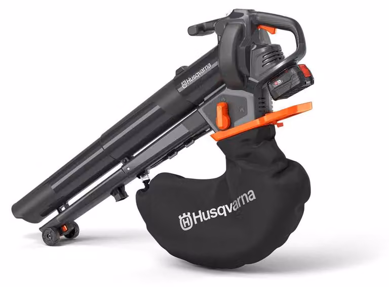 Soffiatore a batteria Husqvarna Aspire BVX-P4A con batteria P4A 18-B72 e caricabatterie P4A 18-C100