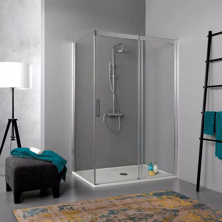 Box doccia 80x130 angolare con porta scorrevole | Dream