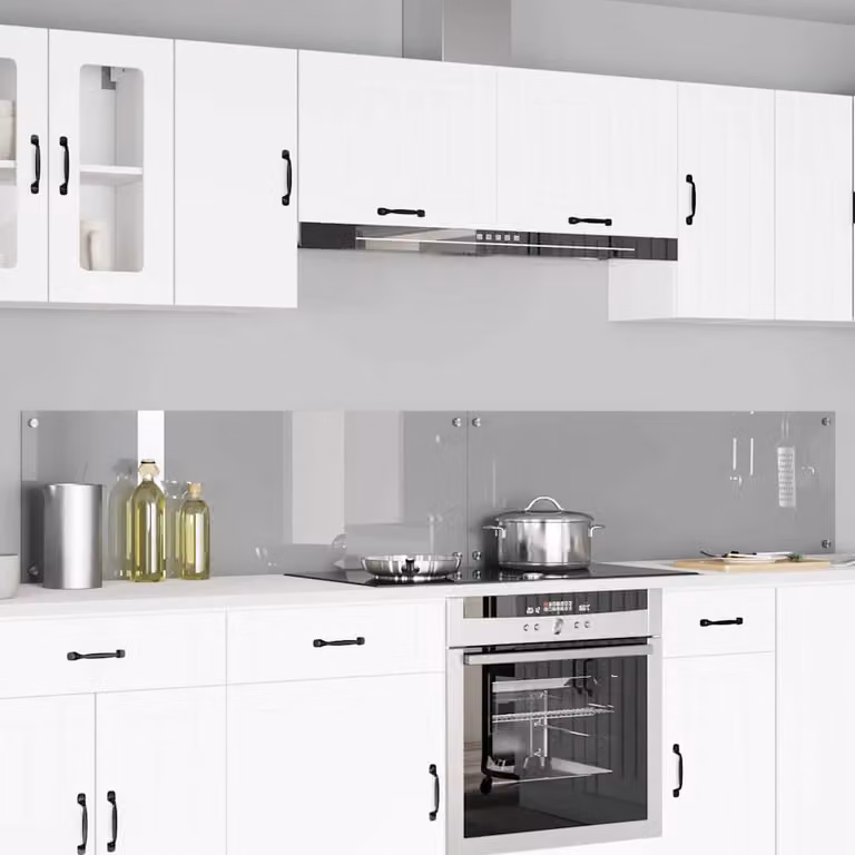 Set di 2 schienali da cucina vidaXL colore grigio chiaro, L: 120 cm, P: 40 cm