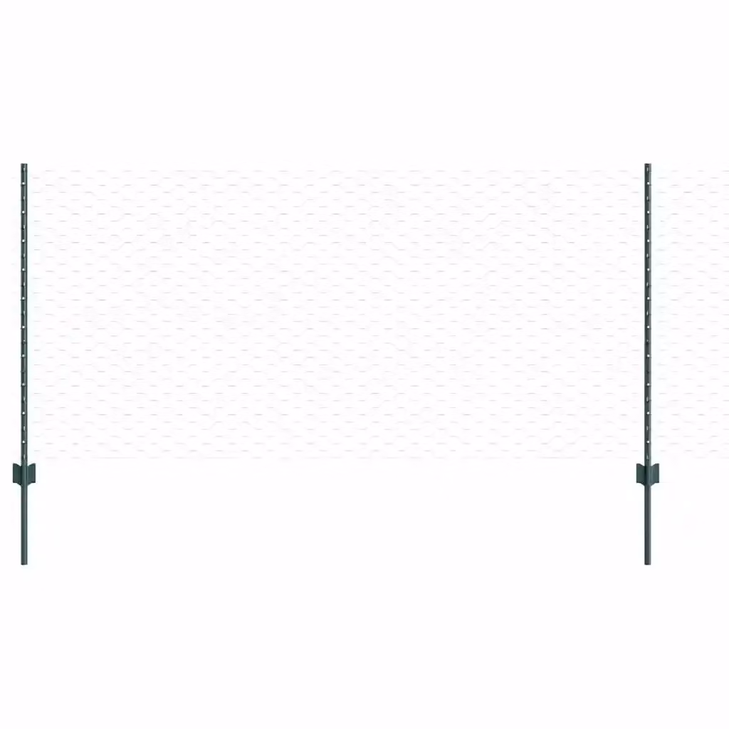 Recinzione esagonale con palo vidaXL in acciaio rivestito in PVC verde L: 50 cm, H: 100 cm – 2