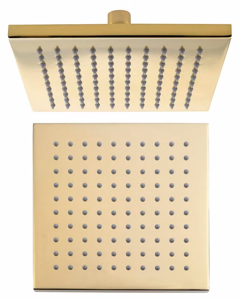 Soffione, 195x195 mm, oro